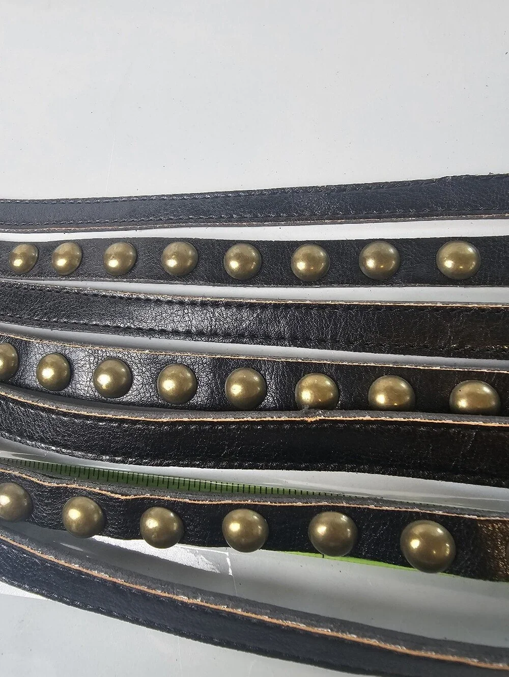 Multi-Strand Belt Studded Gold Brown Statement Piece Y2K Retro READ